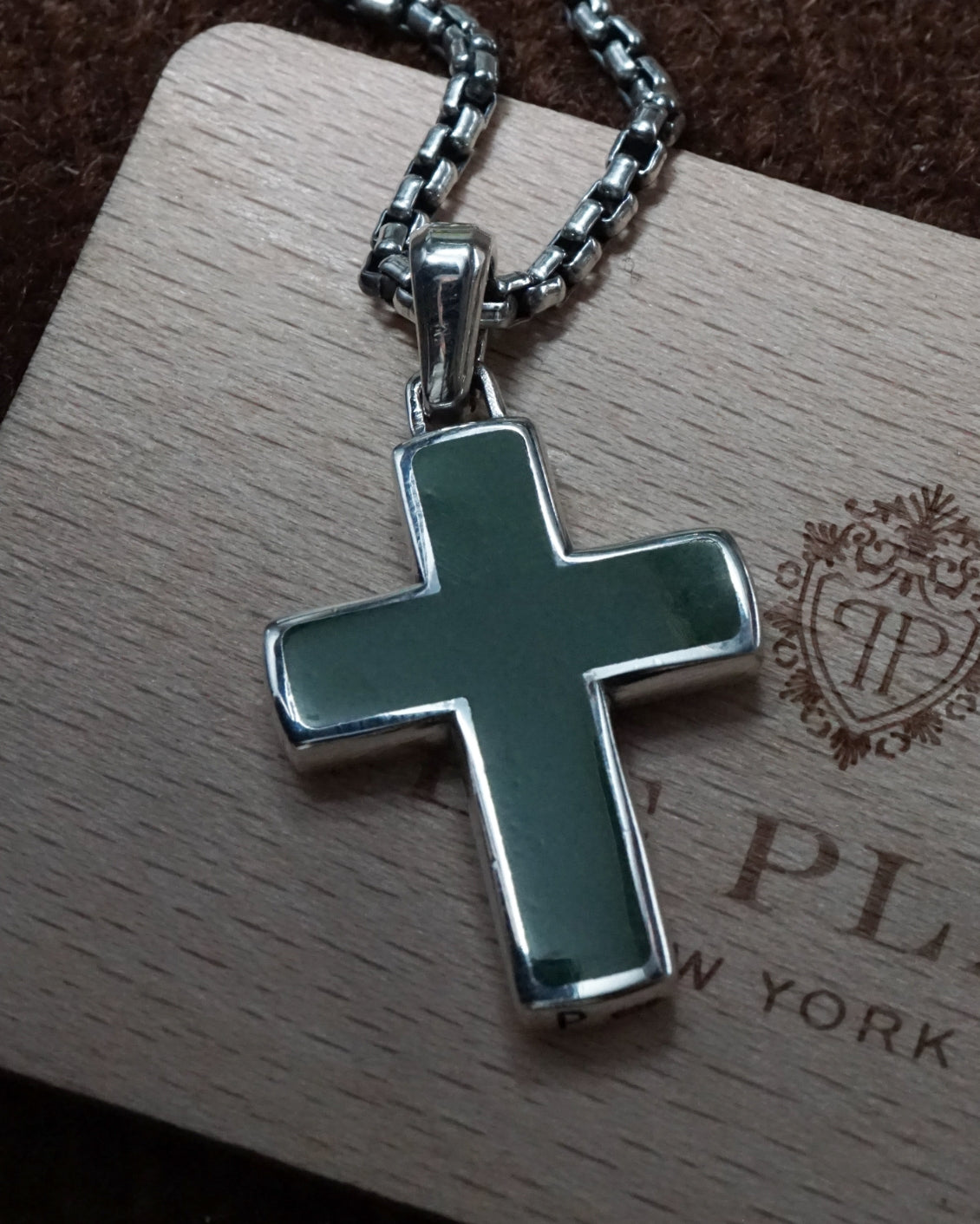 Enamel Cross Pendant