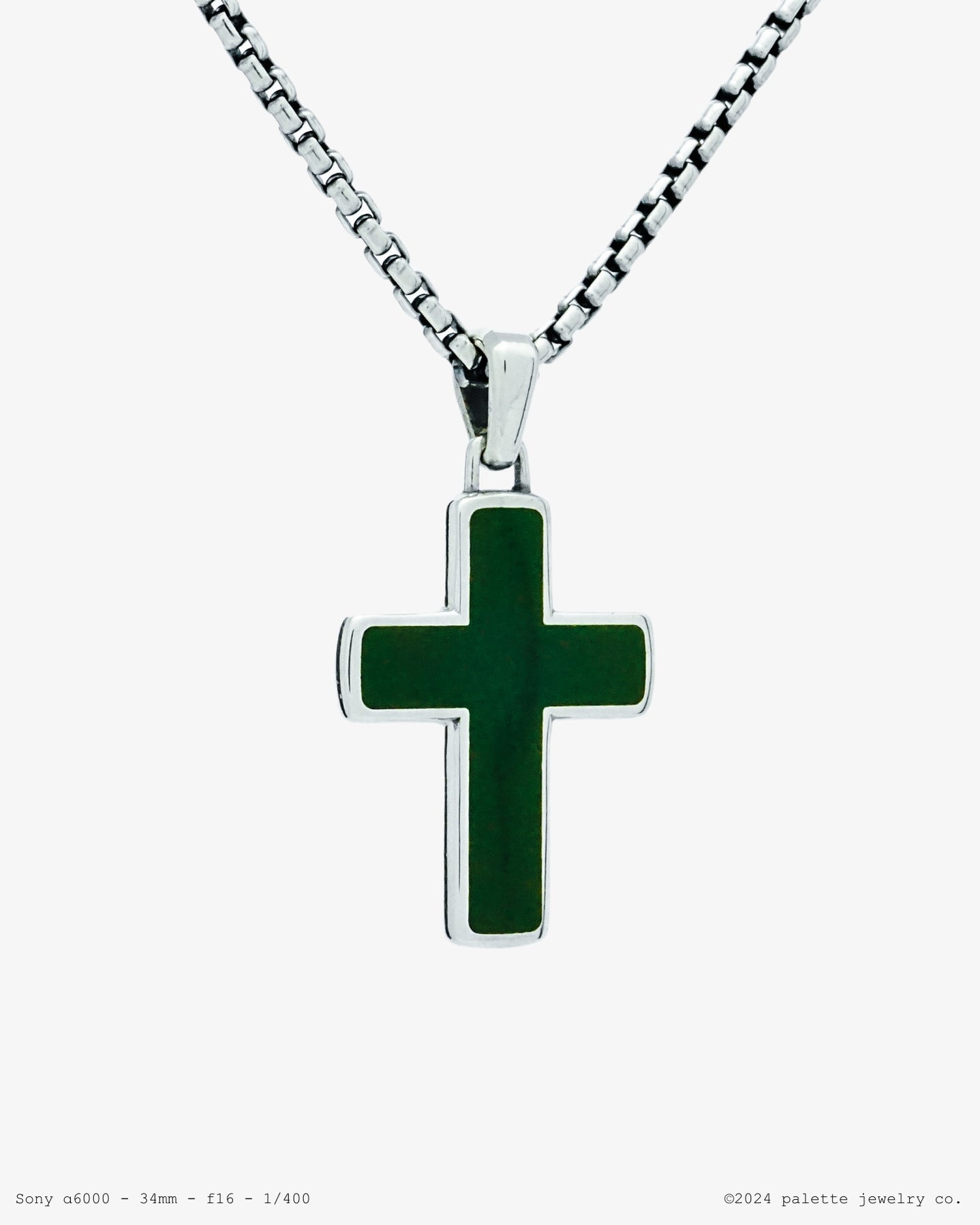 Enamel Cross Pendant