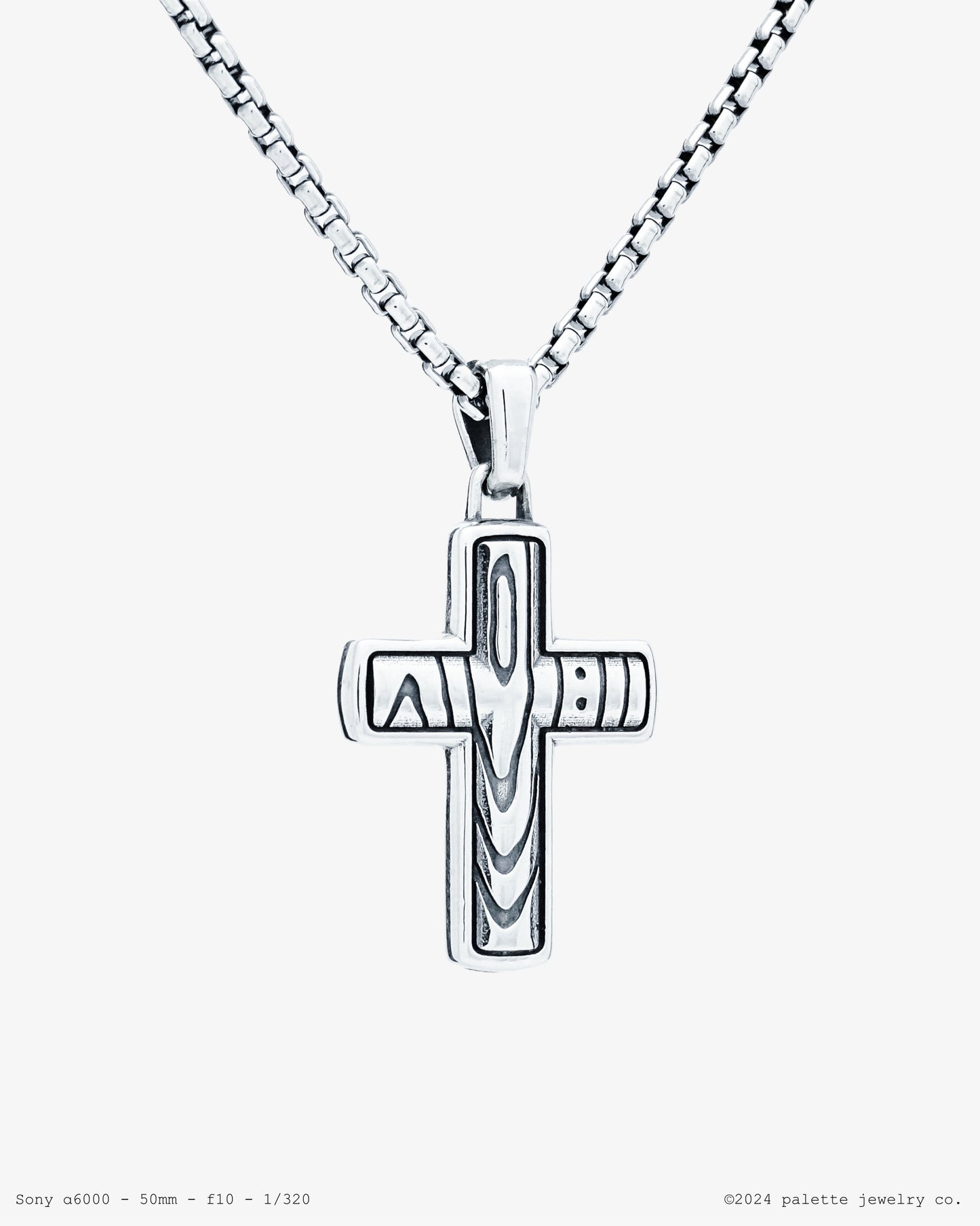 Enamel Cross Pendant