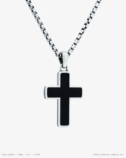 Enamel Cross Pendant