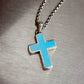 Enamel Cross Pendant