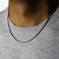 Silver Box Chain Necklace, 2.5mm
