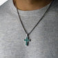 Enamel Cross Pendant
