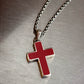 Enamel Cross Pendant