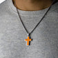 Enamel Cross Pendant